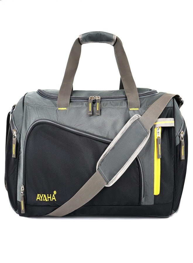 Ayaha Travel Bag, Weekender Duffle Bag, Luggage Bag for Travelling, Cabin Bag with Adjustable Long Strap, Multi Pockets & Light Weight to Carry (50x25x28cm) 35 litres - Image 2